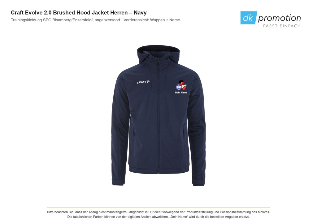 [VS-1916041-390000-XS] Kapuzenjacke Herren (XS)