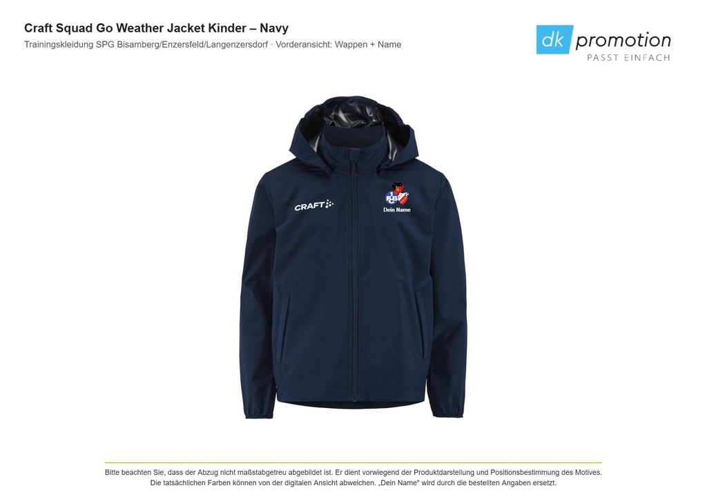 [VS-1915042-999000-122] Regenjacke Kinder (122/128)