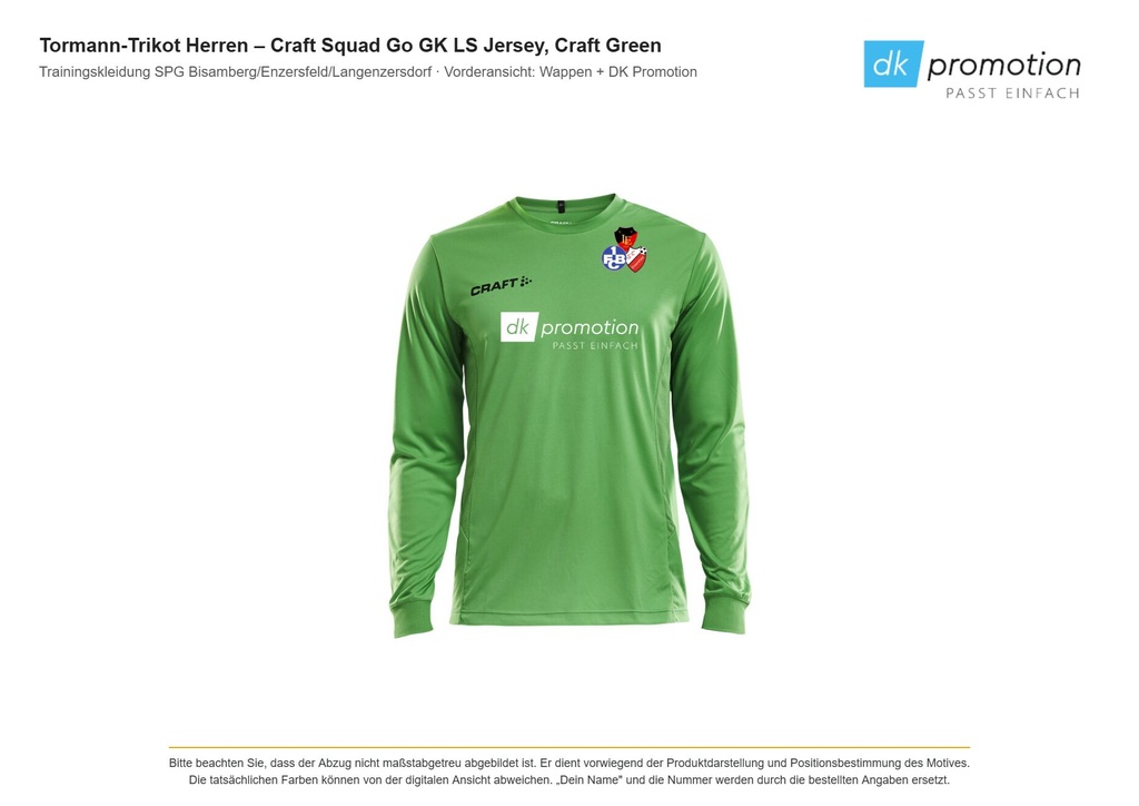 Tormann-Trikot Herren (XS)