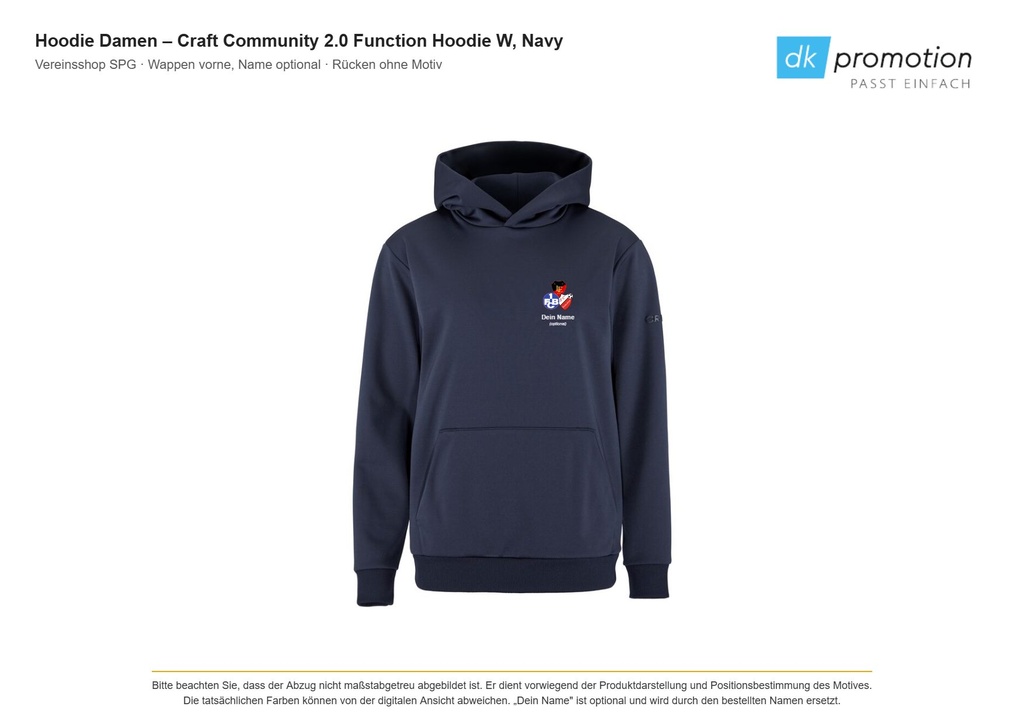 Hoodie Damen (XS)