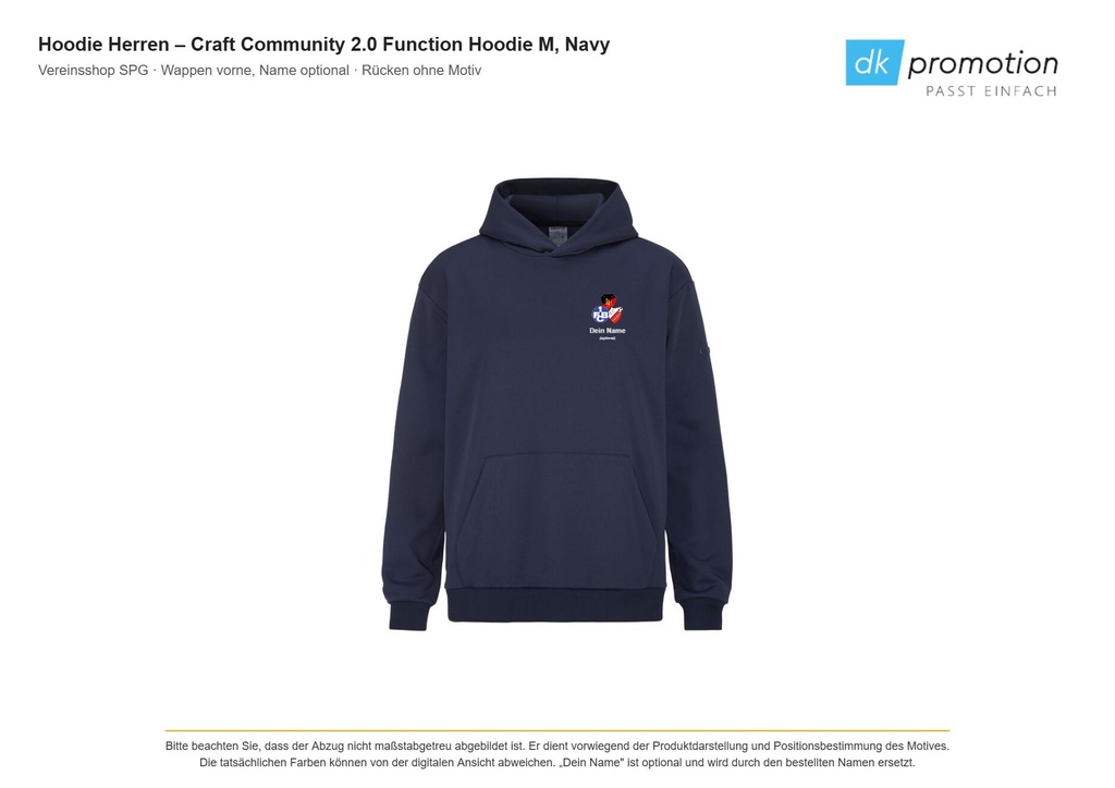 Hoodie Herren (XS)